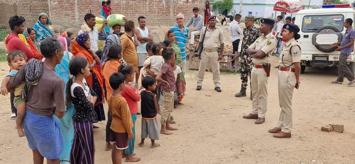 डीएसपी के द्वारा चलाया मतदाता जागरुकता अभियान