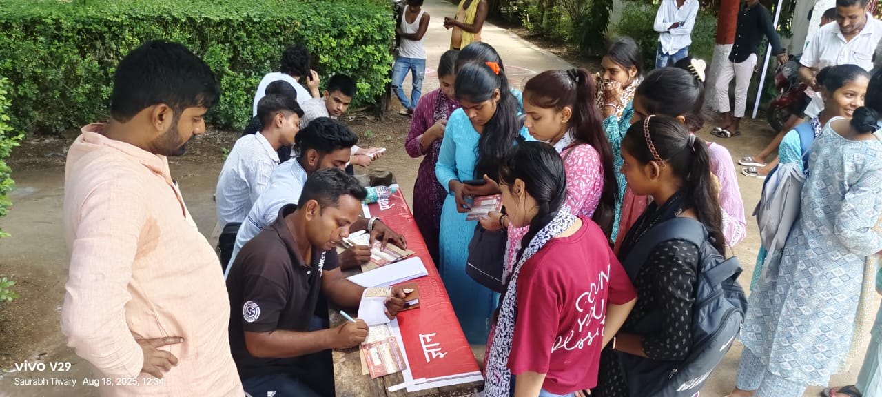 अखिल भारतीय विद्यार्थी परिषद ने चलाया सदस्यता अभियान, पहले दिन बनाये 2 सौ सदस्य